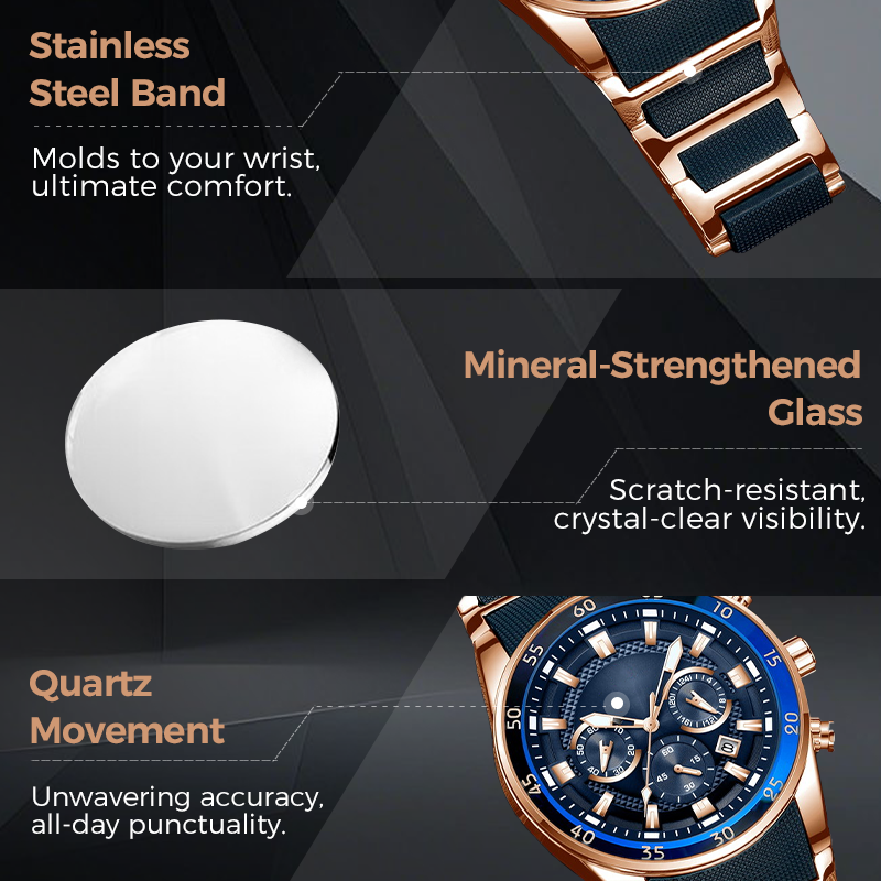KRONOVOX™ MULTIFUNCTIONAL CHRONOGRAPH WATCH