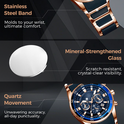 KRONOVOX™ MULTIFUNCTIONAL CHRONOGRAPH WATCH